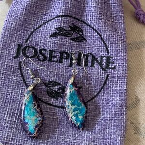 Josephine beautiful dangle stone  earrings